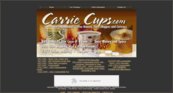Desktop Screenshot of carriecups.com